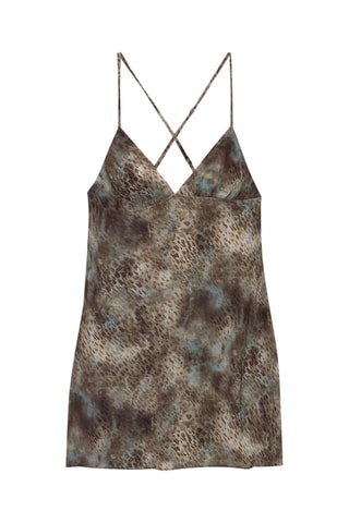 Robe droite - Marron