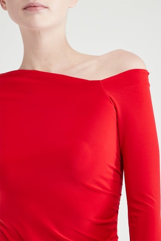 Robe fourreau - Rouge