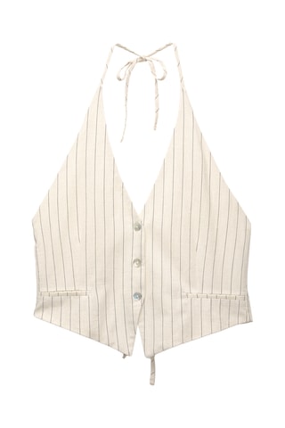 Gilet de costume - Ecru