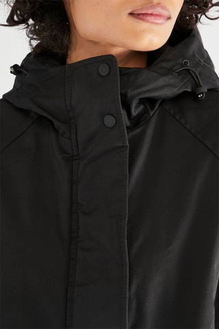 Parka oversize à capuche - Noir