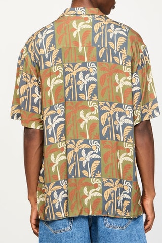 Chemise - Kaki et bleu marine