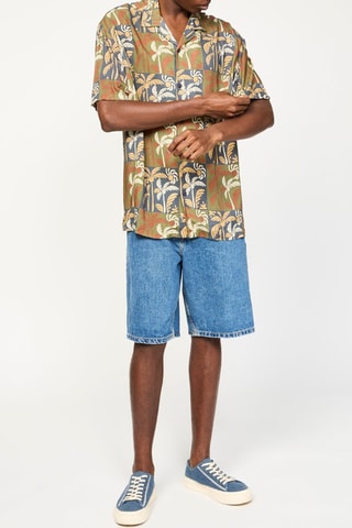 Chemise - Kaki et bleu marine