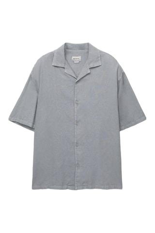 Chemise en lin - Gris clair