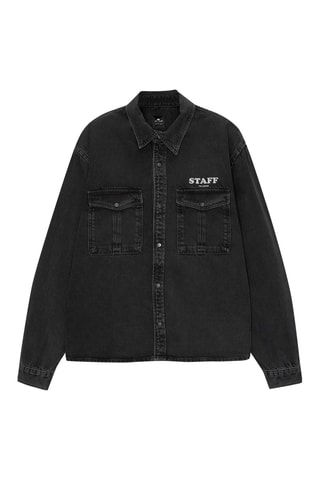 Chemise en jean - Noir