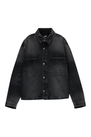 Chemise en jean - Noir