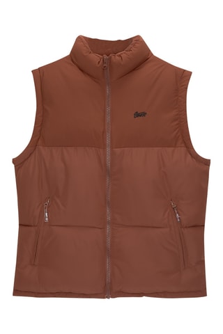 Doudoune sans manches - Marron