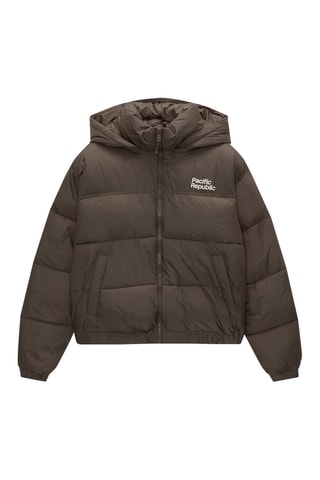 Doudoune à capuche - Kaki