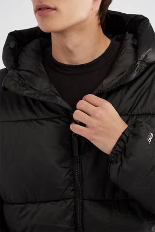 Doudoune à capuche - Noir