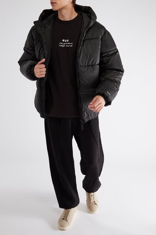 Doudoune à capuche - Noir