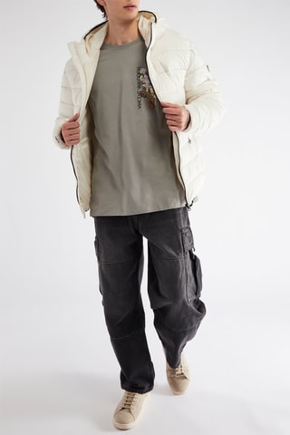 Doudoune à capuche - Blanc