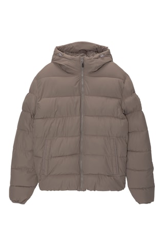 Doudoune à capuche - Taupe