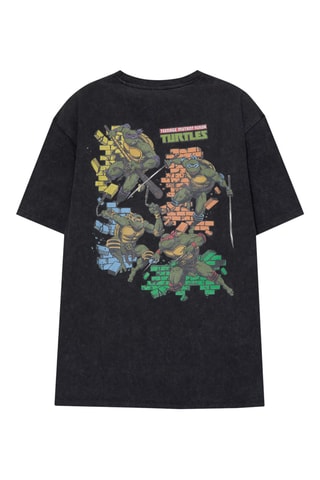 T-shirt Tortues Ninja - Noir