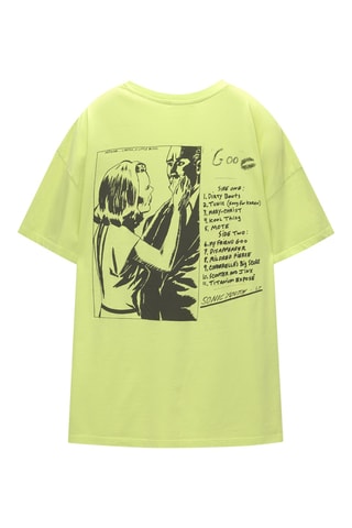 T-shirt Sonic Youth - Jaune