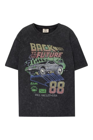 T-shirt Retour vers le futur - Anthracite