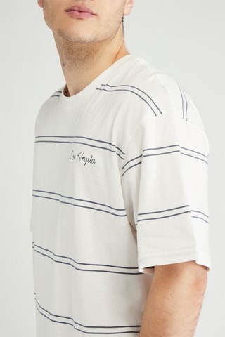 T-shirt - Bleu marine et écru