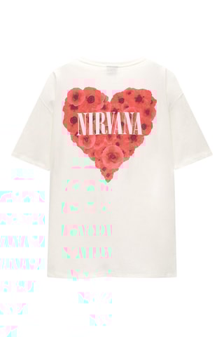 T-shirt Nirvana - Bianco