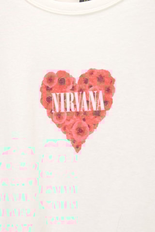 T-shirt Nirvana - Bianco
