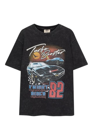 T-shirt Knight Rider - Noir