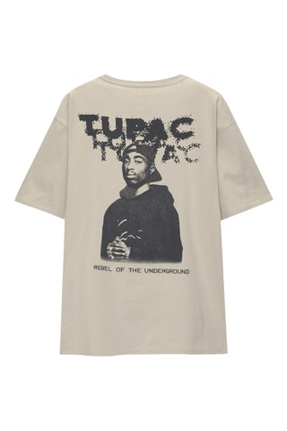 T-shirt Tupac - Beige