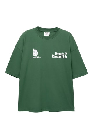 T-shirt Snoopy et les Peanuts - Vert