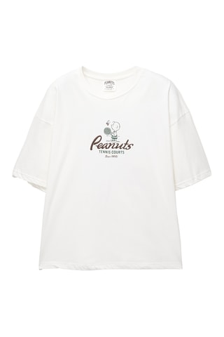 T-shirt Snoopy et les Peanuts - Blanc