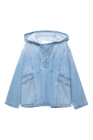 Blouse en jean - Ciel