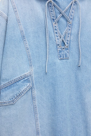 Blouse en jean - Ciel