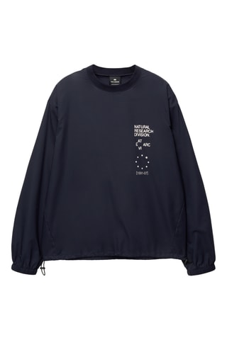 Sweat - Bleu nuit et blanc