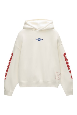 Sweat à capuche Chevrolet - Blanc