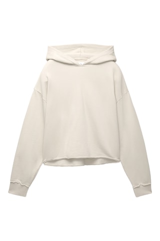 Sweat à capuche - Ecru