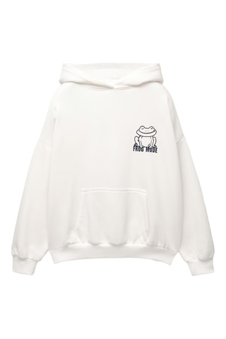 Sweat à capuche - Blanc