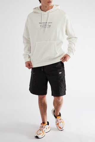 Sweat Champ de blé avec cyprès Vincent van Gogh - Blanc