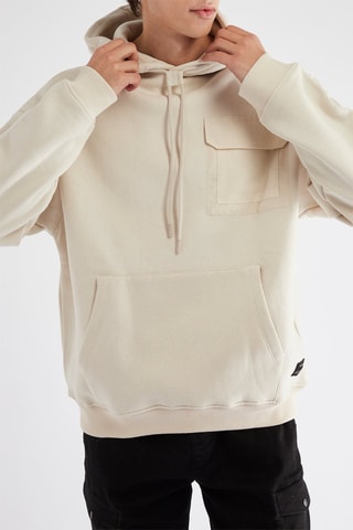 Sweat à capuche - Ecru