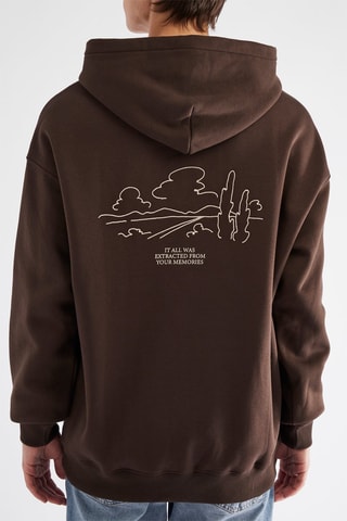 Sweat à capuche - Marron