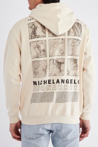 Sweat à capuche - Beige