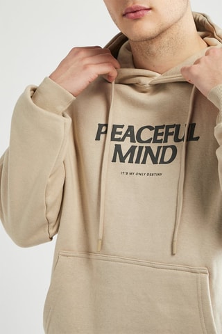 Sweat à capuche - Beige