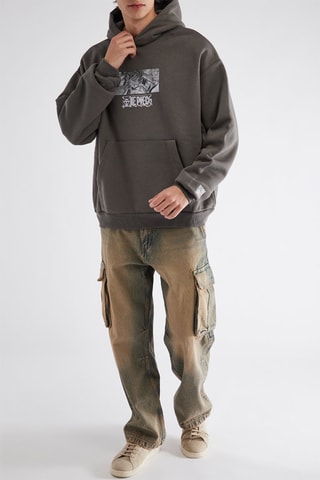 Felpa Luffy One Piece - Grigio