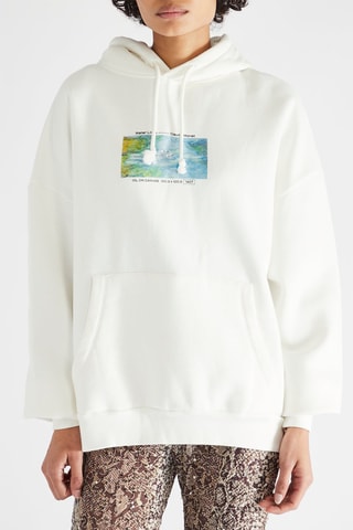 Sweat à capuche - Blanc