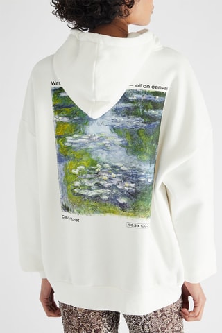 Sweat à capuche - Blanc