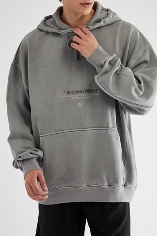 Sweat à capuche - Gris clair