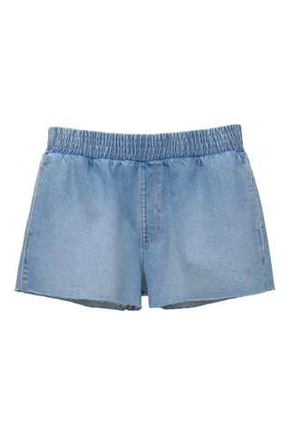 Short en jean - Bleu