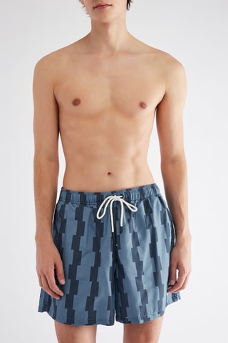 Short de bain - Bleu