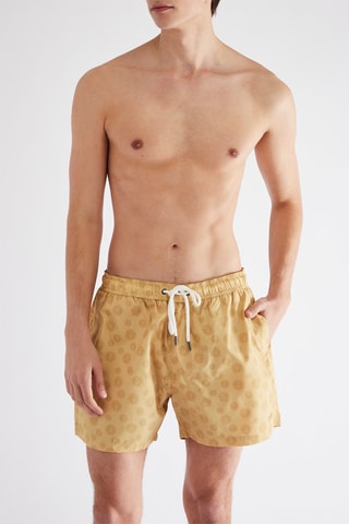 Short de bain - Jaune