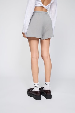 Short taille haute - Gris clair