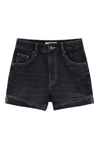 Short en jean - Bleu foncé