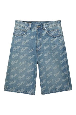 Bermuda en jean - Bleu