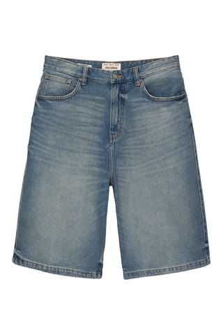 Bermuda en jean - Bleu marine