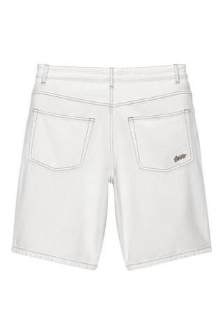 Bermuda en jean - Blanc