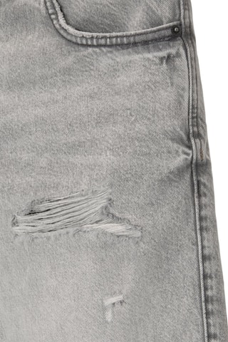 Bermuda droit en jean - Gris