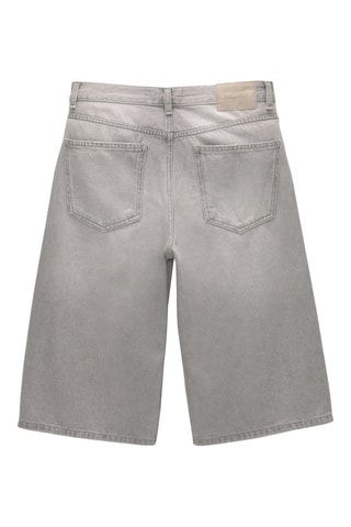 Bermuda en jean - Gris clair